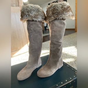 Sam Edelman over the knee suede boots. Size 6.5